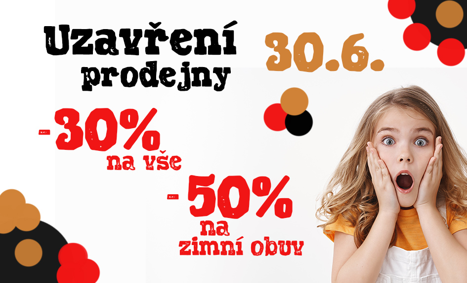 30% sleva na vše