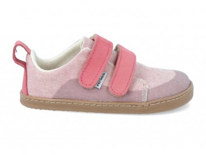 40118 1 bf57u ruzova barefoot platene tenisky pegres bf57u ruzove 2