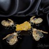 Česká brož na šaty Pilná včelka autorský šperk Lucie Tomanové