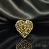 Česká brož „Zlaté srdce“ – okouzlující šperk v luxusním dárkovém balení