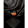 Česká brož „Halloween - čarodějnická dýně“ – originální 3D brož v luxusní dárkové krabičce