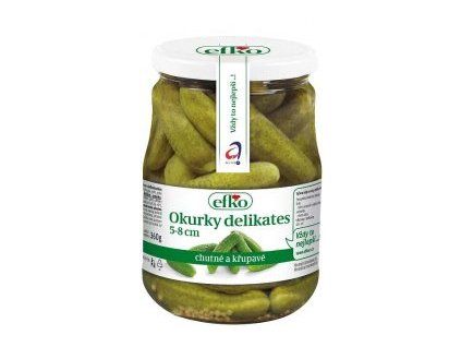 efko Okurky delikates 5 8 cm 670g