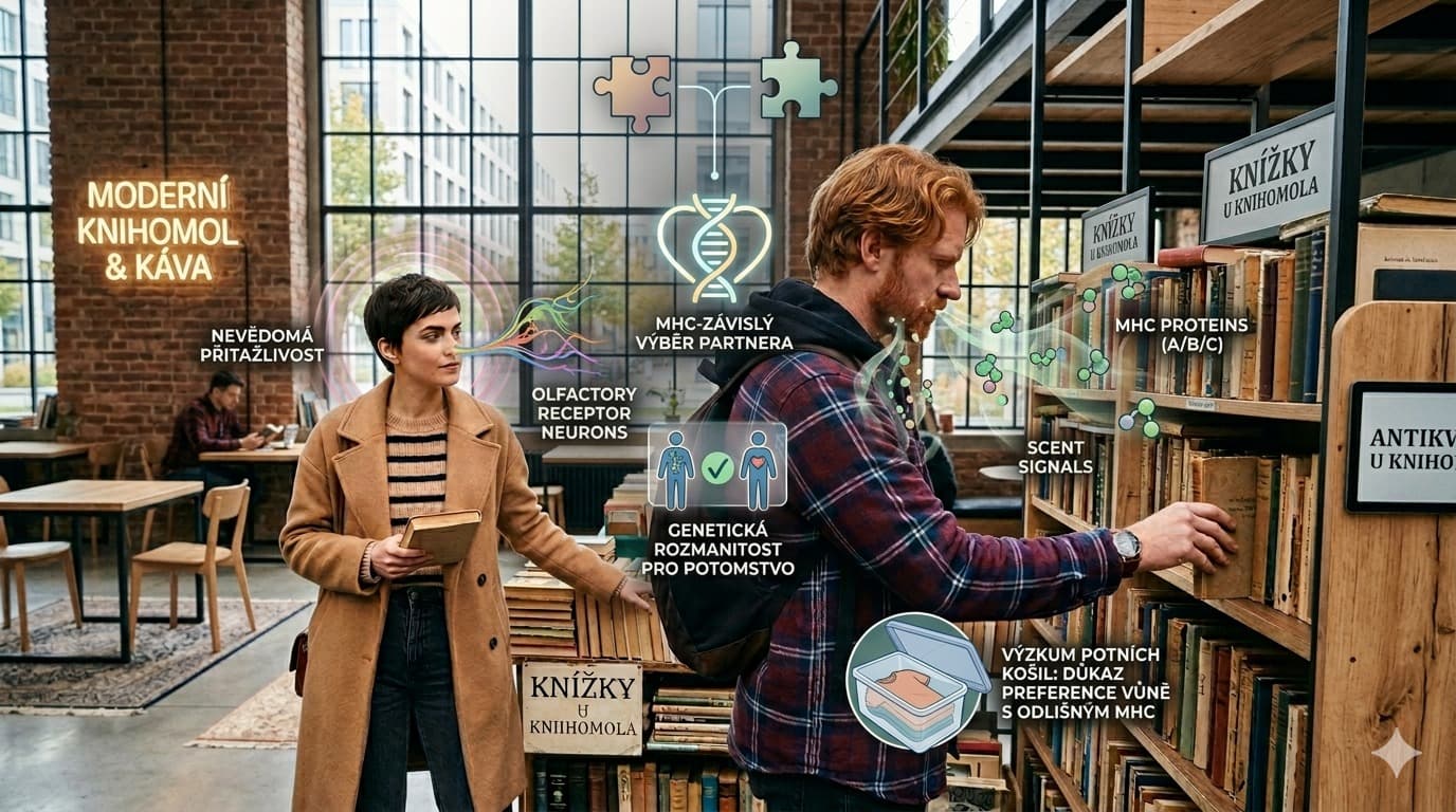 MHC geny a výběr partnera: Proč nás přitahuje vůně „správného" člověka