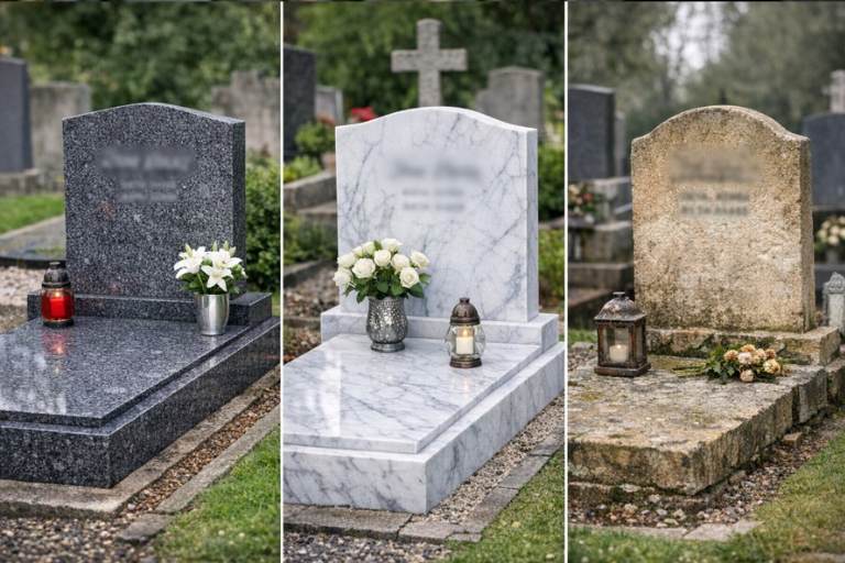 Jaký materiál vybrat pro hrob?