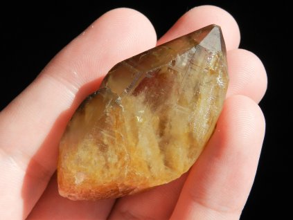 krystal citrin kamen knezeves vysocina tmavy prodej obrazek 2