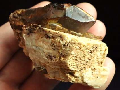 morion krystal albit podlozkovy vzorek 1