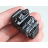 srostlice cernych turmalinu cesky drahy mineral nerost ukonceny vzorek 7