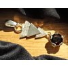 morion brouseny drahy kamen cerny zahneda sperk privesek stribrny luxusni originalni prodej 6