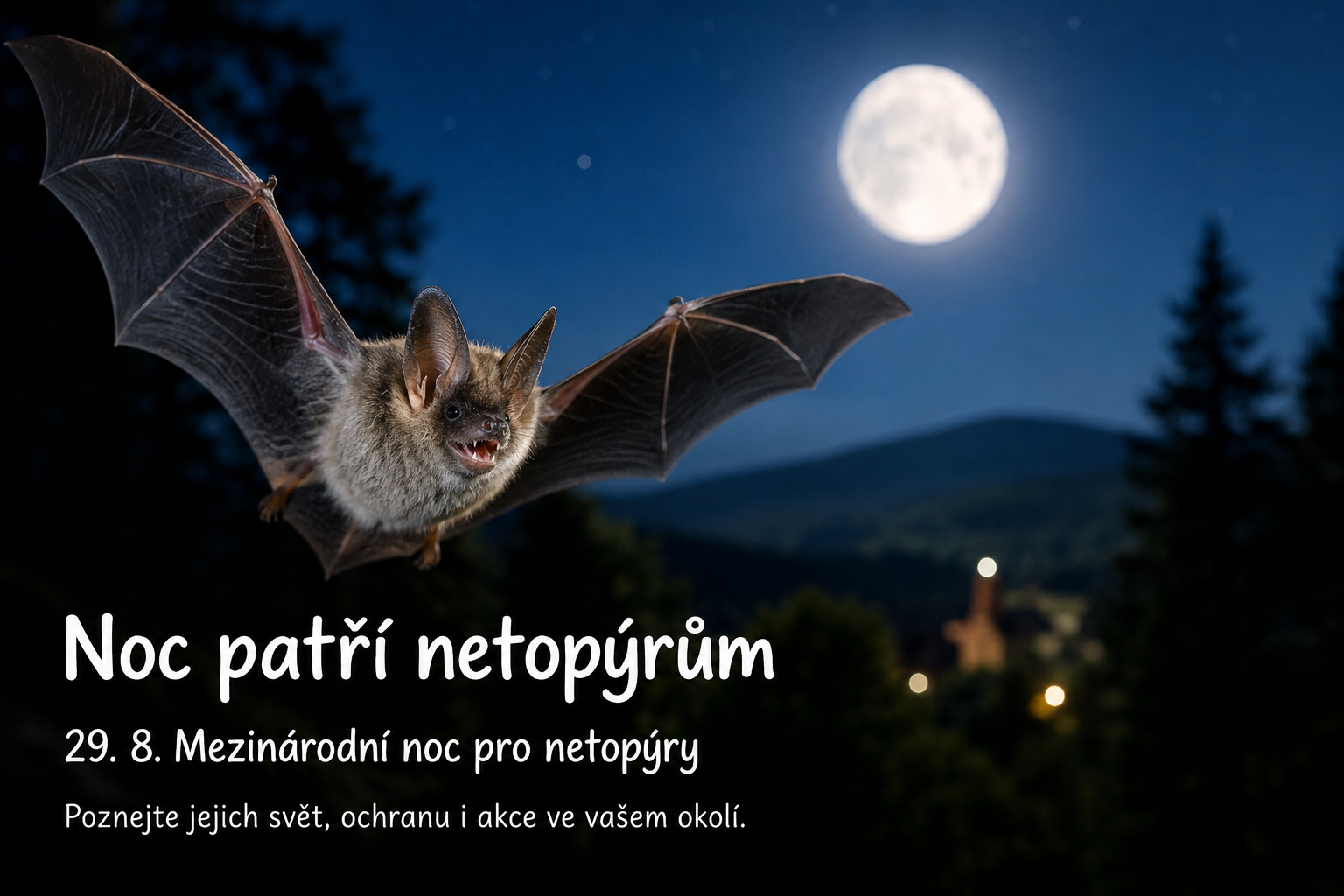 Noc patří netopýrům!