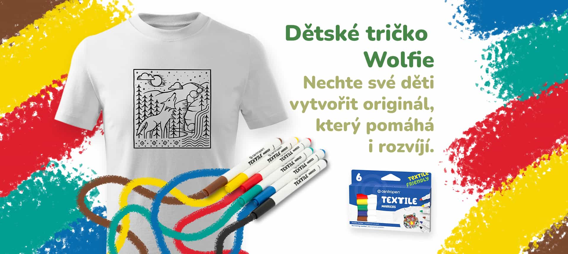 dětské tričko Wolfie-fix
