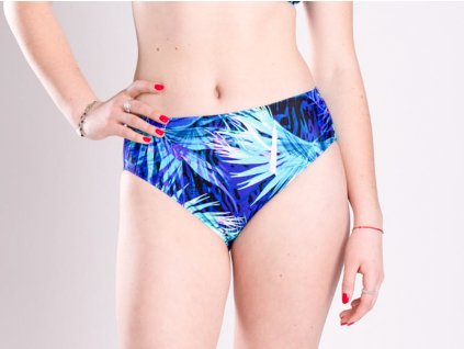 Spodní díl plavek  - modré palmy