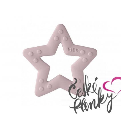 BIBS Baby Bitie kousátko STAR PINK PLUM