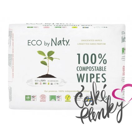 naty wipes unscented trojbaleni