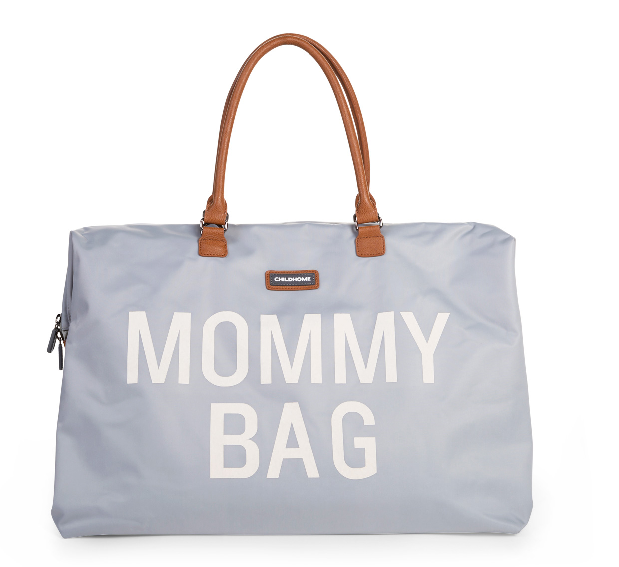 Levně CHILDHOME PŘEBALOVACÍ TAŠKA MOMMY BAG GREY OFF WHITE