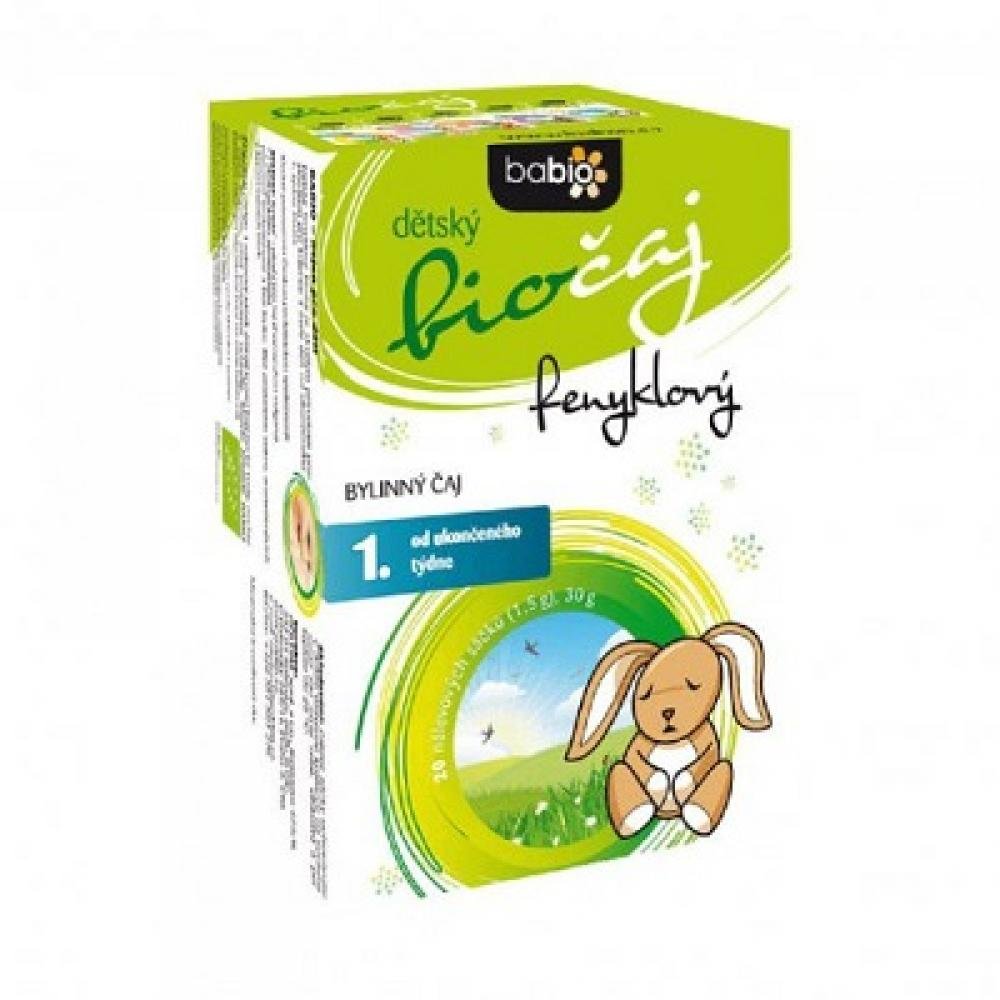 Levně BABIO dětský biočaj fenyklový 20 x 1.5 g