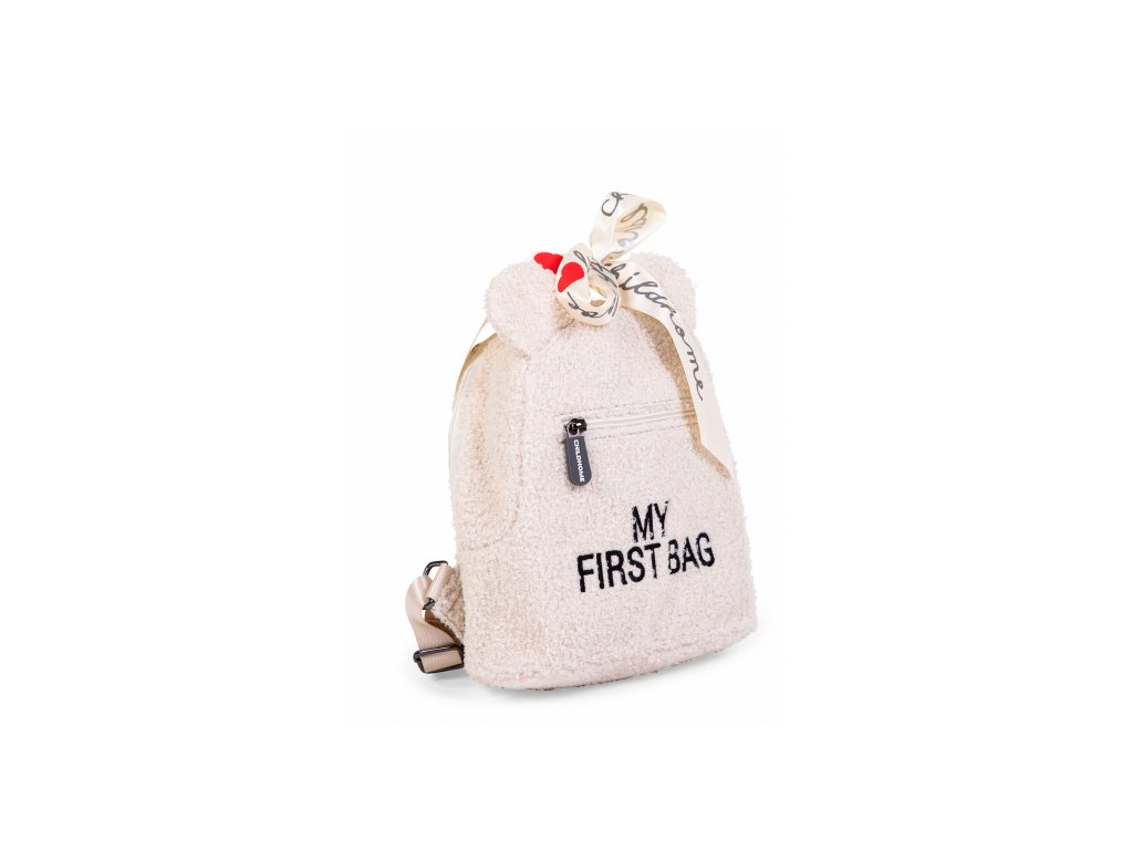 CHILDHOME DĚTSKÝ BATOH MY FIRST BAG TEDDY OFF WHITE