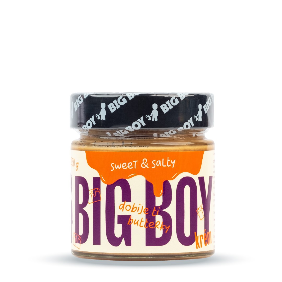 Levně BIG BOY® Sweet and Salty krém s příchutí slaného karamelu 250g