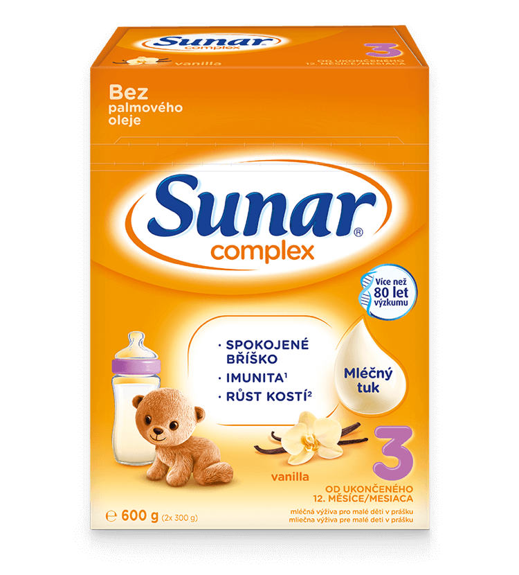 Sunar Complex 3 Vanilka 600g