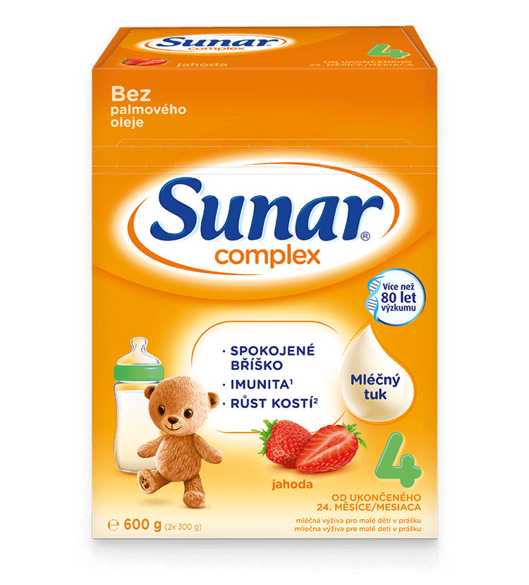 Levně Sunar Complex 4 Jahoda 600g