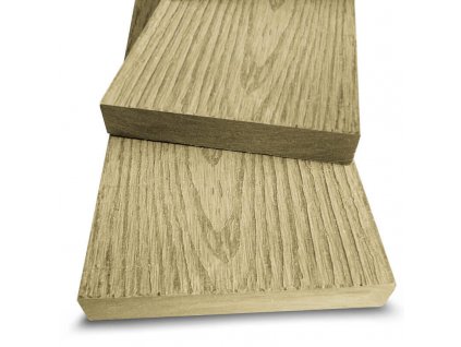Dřevoplastová 3D plotovka - champagne 