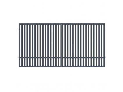 Dvoukřídlá brána bez pohonu - agat 