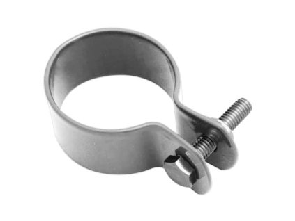 Objímka šeda se šroubem