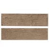 Betonový panel dřevo 2-str. hnědý; 200x50x4cm