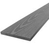Dřevoplastová, rovná plotovka - šedá 