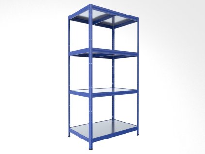 135935 5 kovovy regal policovy biedrax 35 x 75 x 180 cm modry 4 police pozink