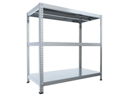 153473 3 sroubovany regal do spize biedrax 50 x 130 x 150 cm pozink nosnost 150 kg na polici