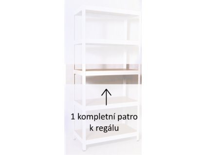 patro k regálu s MDF policí 50 x 90 cm - bílé, 275 kg