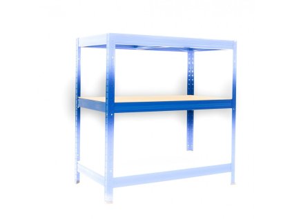 patro k regálu s MDF policí 45 x 90 cm - modré, 275 kg