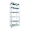 Kovový regál do technické místnosti Biedrax 35 x 120 x 210 cm, pozinkovaný - 6 polic pozink