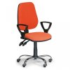 Kancelářská židle Comfort Biedrax Z9672o s područkami a chromovaným křížem
