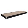 Samostatné patro k velkému regálu Biedrax 60 x 200 cm - černé, 200 kg na polici