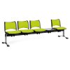 Lavice do čekárny čalouněná Smart Biedrax LC9223z - podnož chromovaná