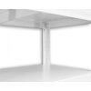 Kovový regál do spíže Biedrax 40 x 100 x 210 cm, bílý - 7 polic kovových