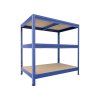 86366 5 kovovy regal do spize biedrax 50 x 75 x 90 cm modry 3 police mdf