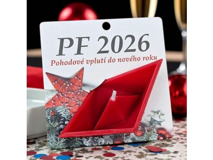 PF 2025 - Lodička štěstí v kartičce