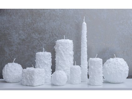 Adventní sada válec sněhový 4/7 cm