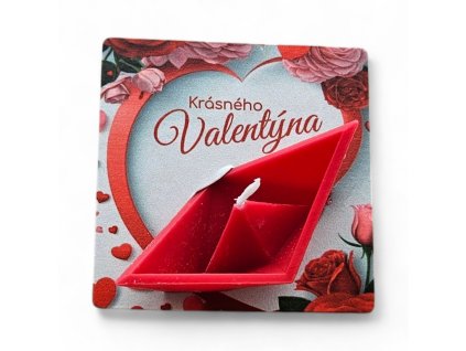 Plovoucí svíčka - Krásného Valentýna