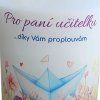 Vonná sojová svíčka - Pro paní učitelku