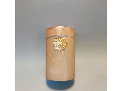 svíčka válec malá sv.měděná1290