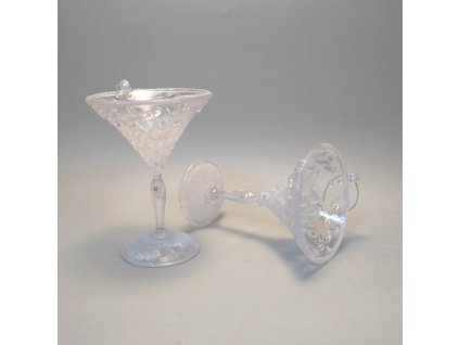 číše akryl bílá a