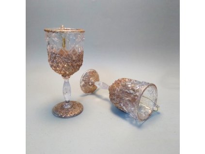 číše akryl bronz b