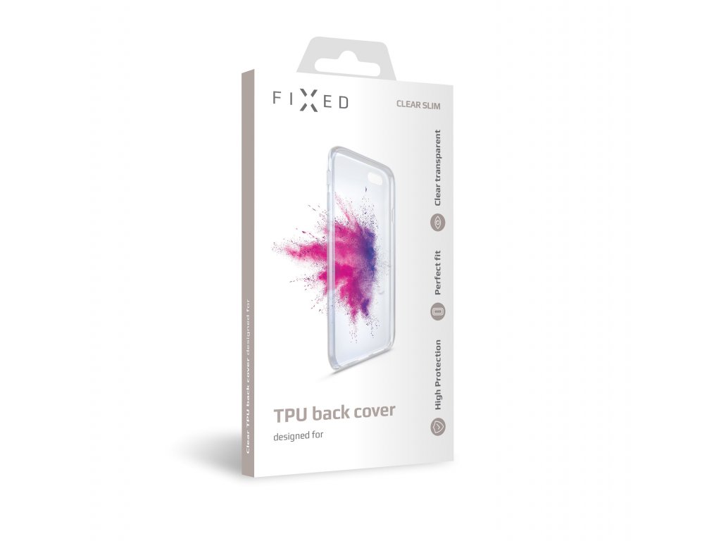 FIXED TPU gelové pouzdro pro Samsung Galaxy A12, čiré var1