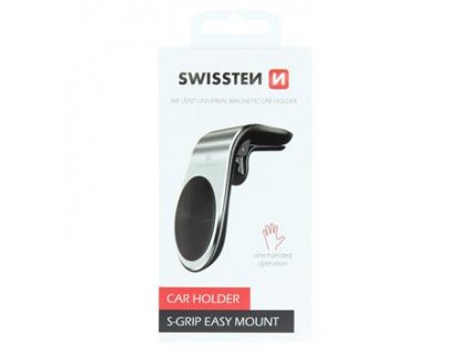 MAGNETIC CAR HOLDER SWISSTEN EASY MOUNT SILVER