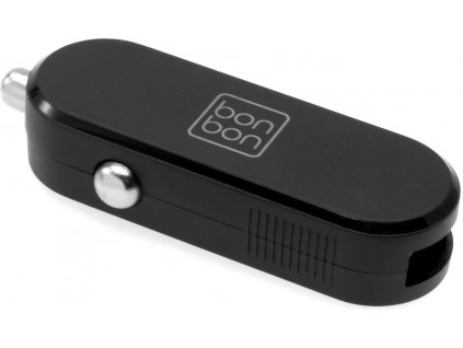Autonabíječka Bonbon s USB výstupem, 10W, černá