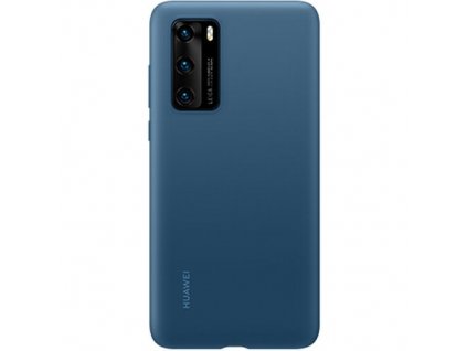 Huawei Original Silikonový Kryt pro Huawei P40 Ink Blue