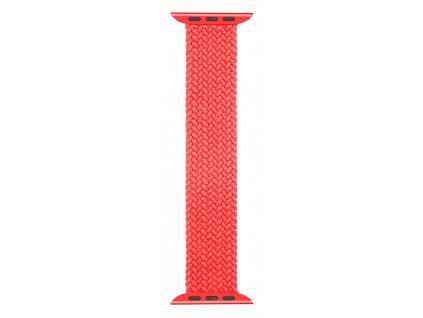 Tactical 763 Pletený Převlékací Řemínek pro iWatch 1/2/3/4/5/6/SE 38/40mm vel. S Red